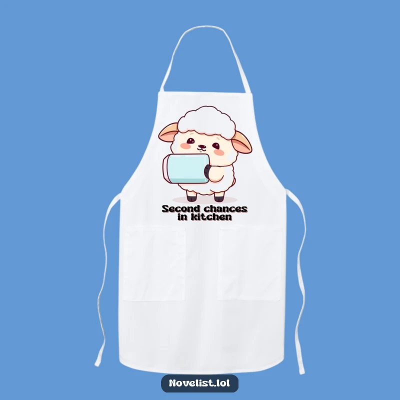 Funny Sheep Chef Apron: Erase Kitchen Disasters with Laughs
