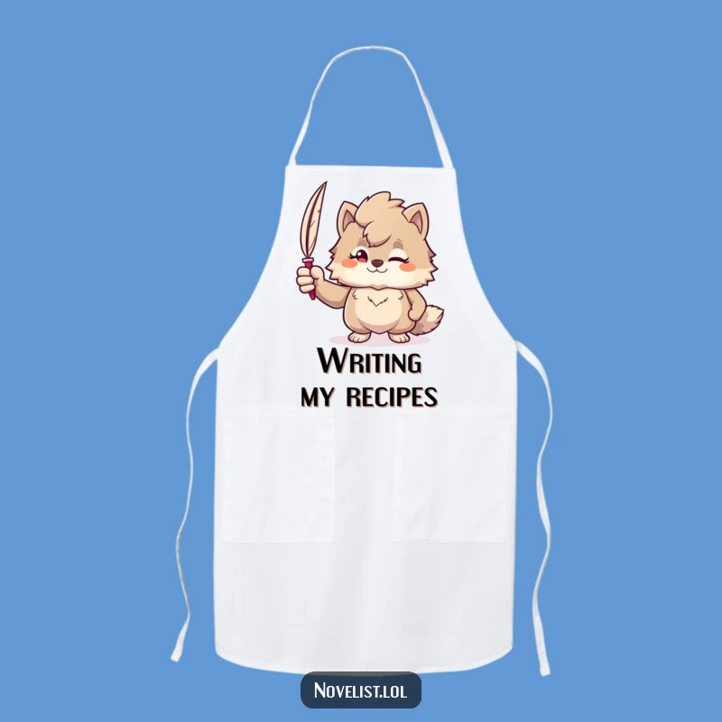 Funny Confident Scribe Apron - Cook Up Your Next Bestseller!