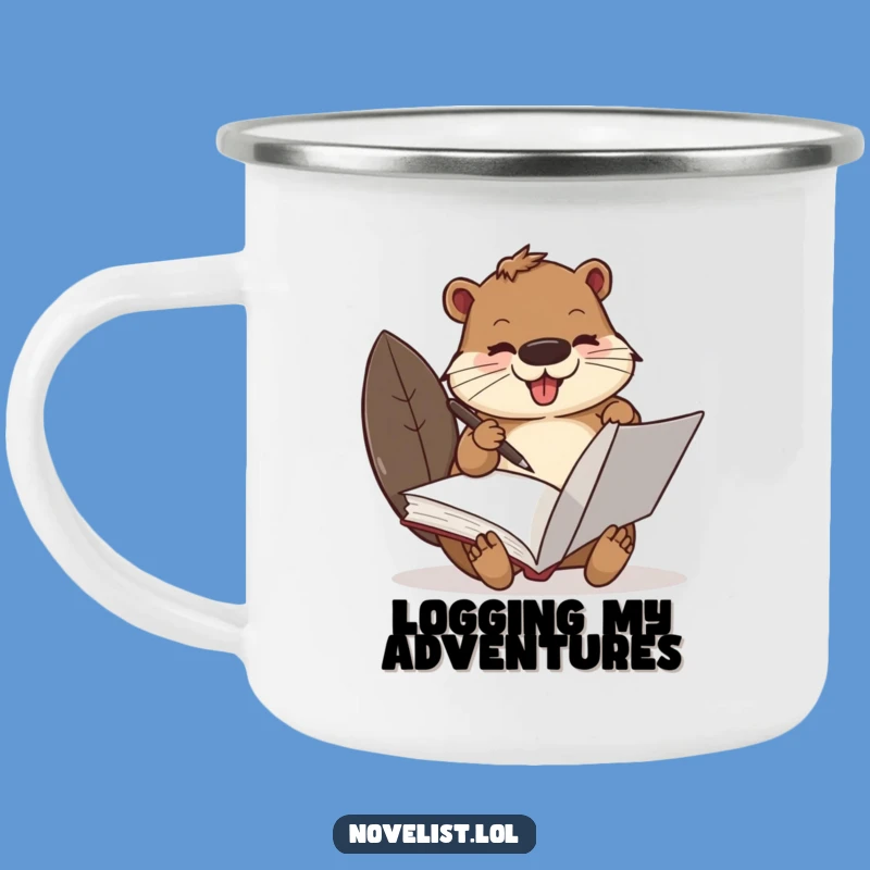 Adventure Funny Busy Beaver Scribe Camping Mug: Brew and Brainstorm Outdoors