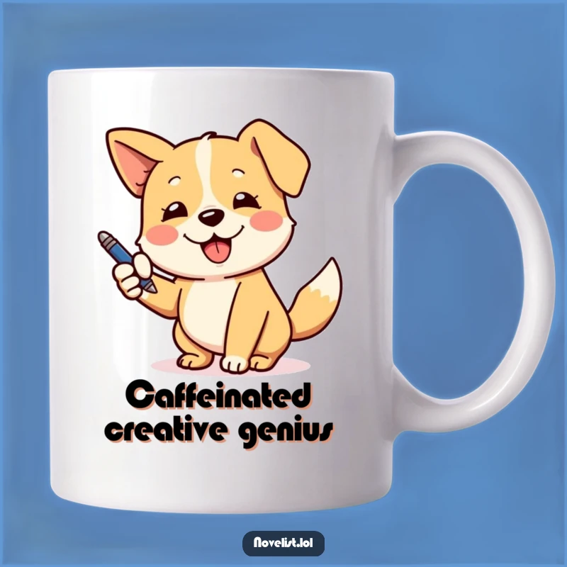 Funny Dog Pen Gesture Mug: Unleash Your Inner Storyteller!