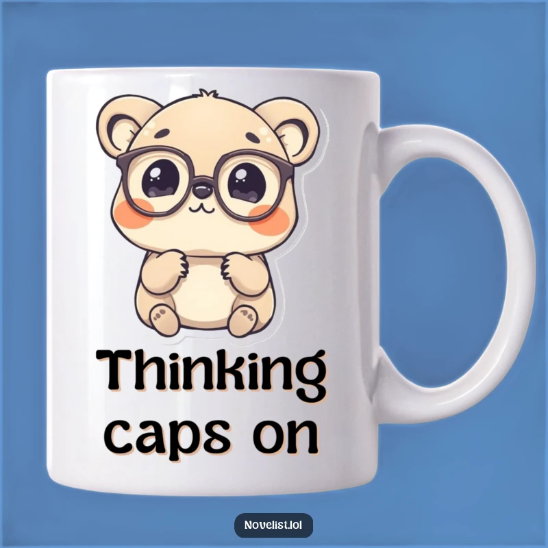 Funny Intellectual Animal Mug: Perfect Gift for Book Lovers & Thinkers