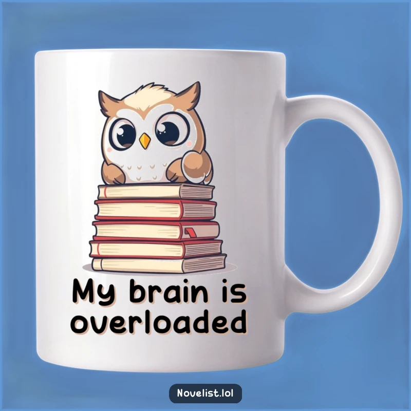 Funny Surprised Owl Mug: A Scholarly Scholar's Perfect Funny Gift!