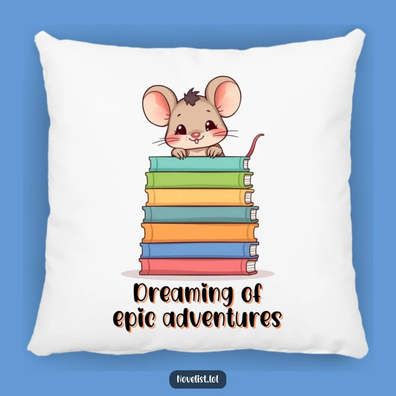 Funny Mouse Storybook Pillow: Cozy Comfort and Hilarious Decor