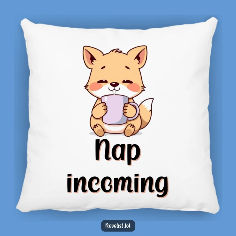 Funny Cozy Thoughts Pillow: Humorous Gift for Pensive Moments