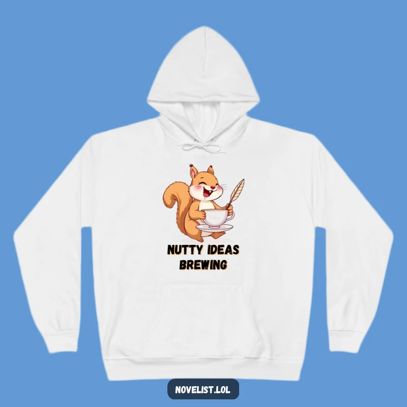 Funny Squirrel Tea Hoodie: Cozy Up with Nutty Humor!