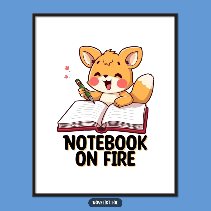 Free Printable Notebook Art - Funny Downloadable Poster for Inspiration