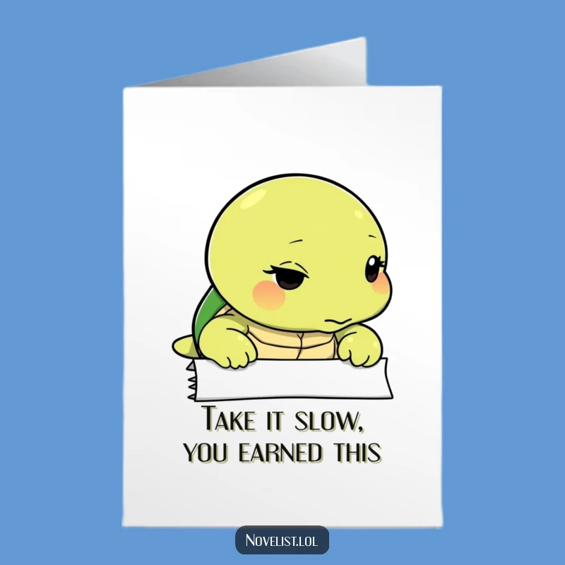 Free Printable Congrats Card: Turtle's Next Big Idea!