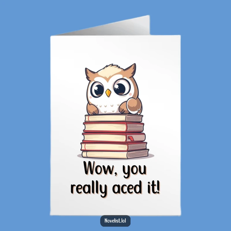 Free Printable Owl Congratulations Card - Hilarious Downloadable Greeting for Achievers