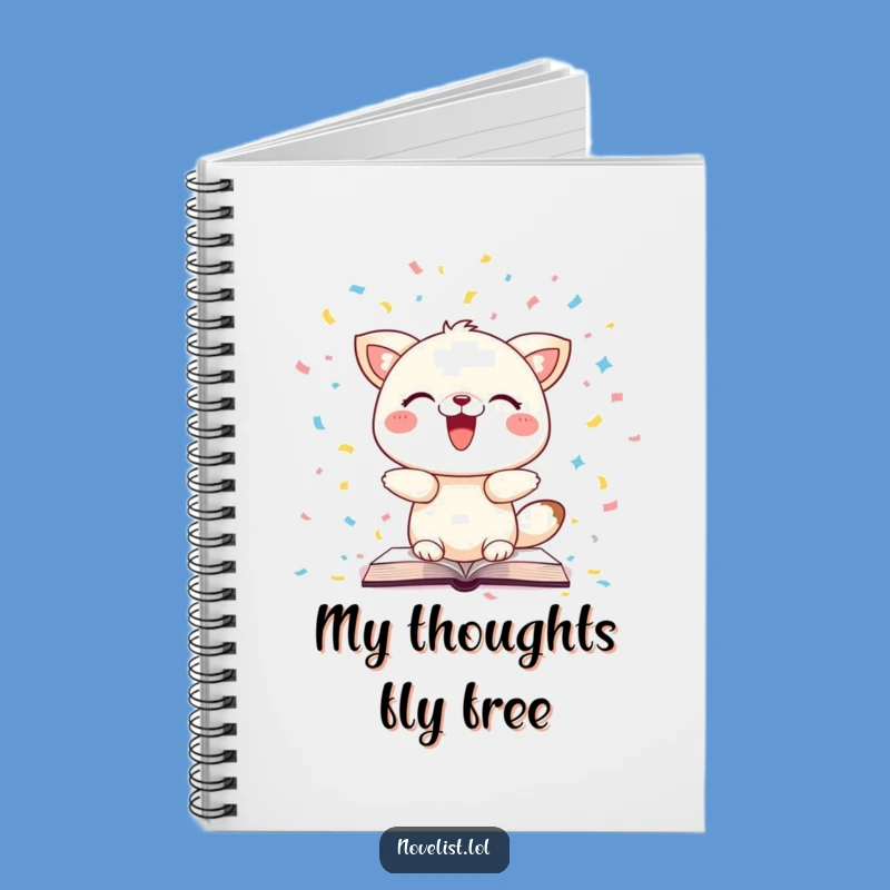 Funny Animal Page Confetti Notebook: Jot Down Ideas with Literary Flair