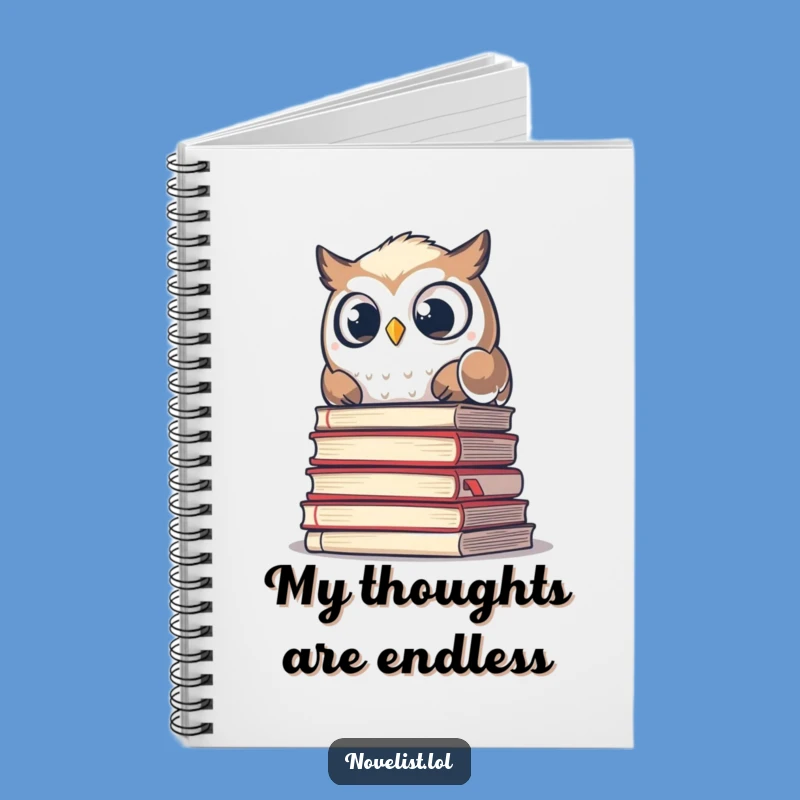 Funny Owl Manuscript Notebook: Jot Down Ideas with Scholarly Giggles!