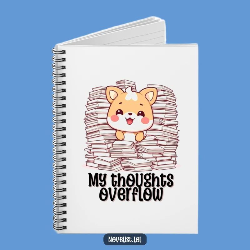 Funny Productivity Notebook: Animal Happy with Paper, Perfect Funny Gift