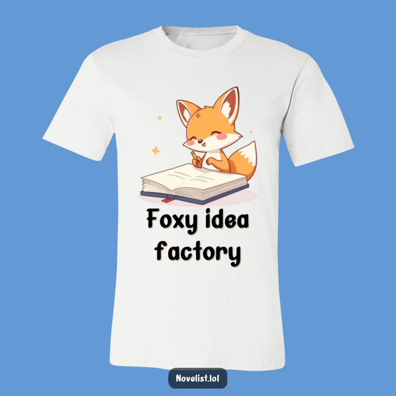 Funny Creative Fox T-Shirt - Gleeful Scribbling Art, Comfy Funny Gift