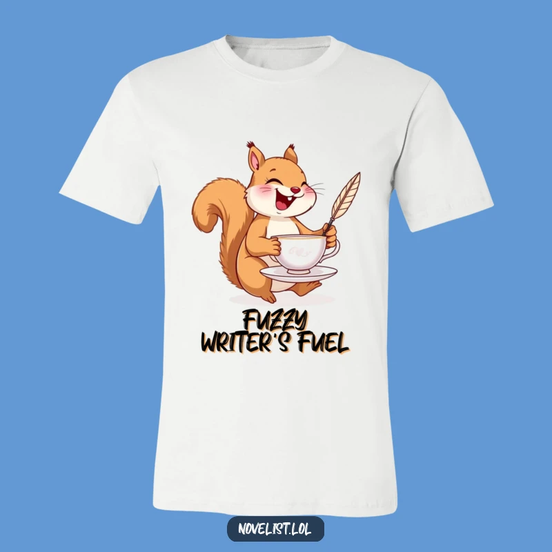 Funny Squirrel Tea Tee: Sip and Giggle in Style!