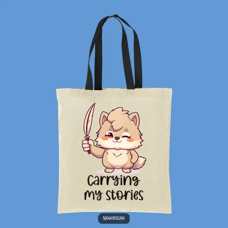 Funny Confident Scribe Tote Bag - Carry Your Ideas with Flair!